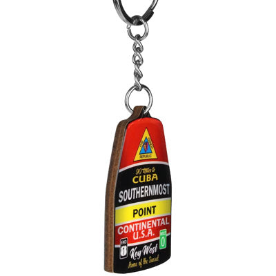 Key West Buoy MDF Keychain