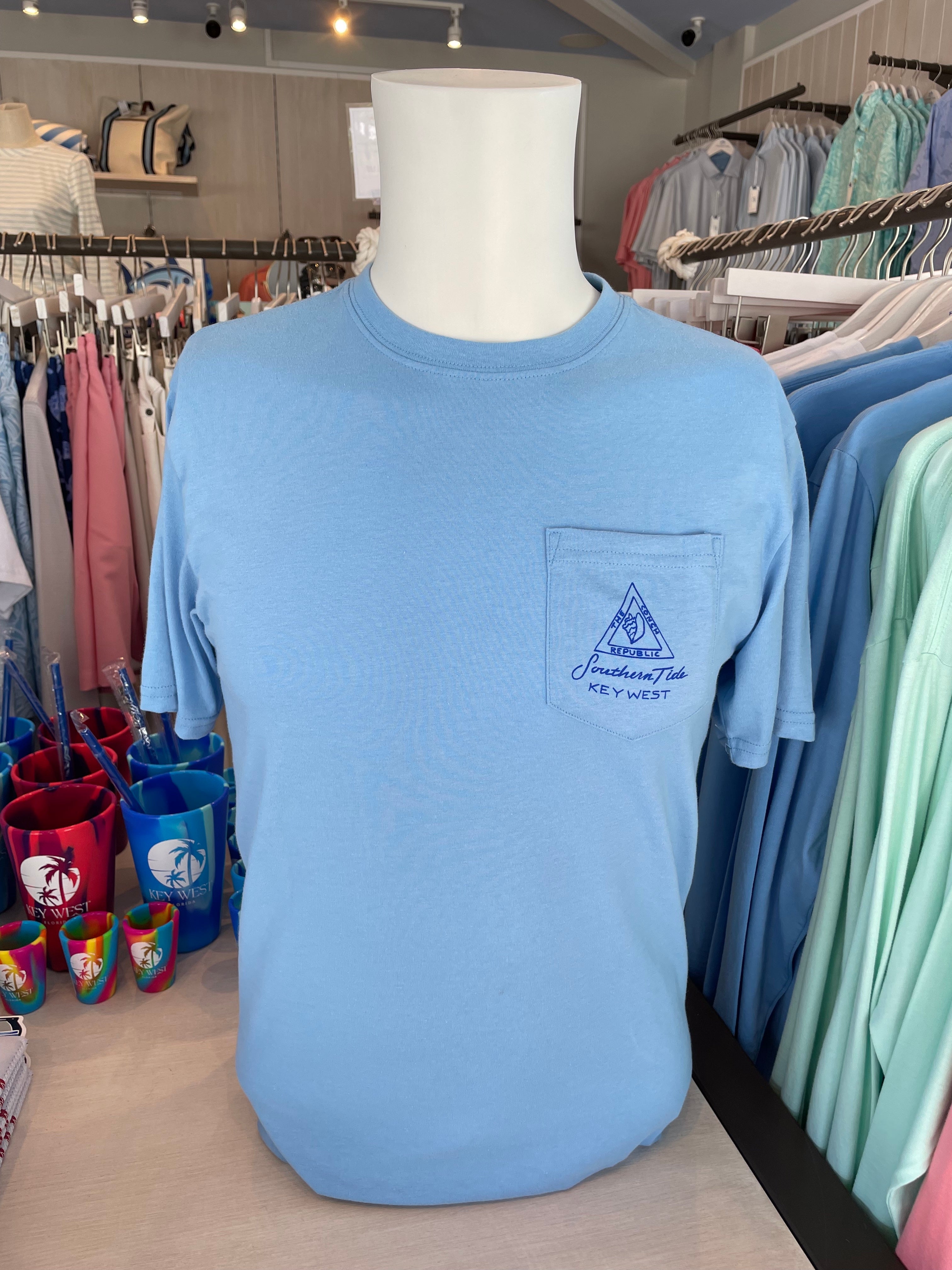Southern Tide Key West Exclusive Bar Scene T-Shirt SS