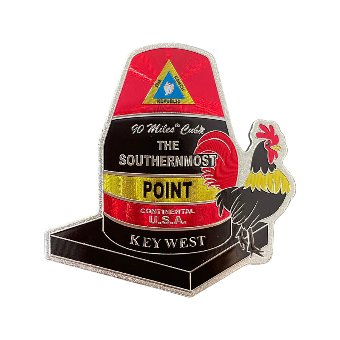 Southernmost Lady Rooster Magnet