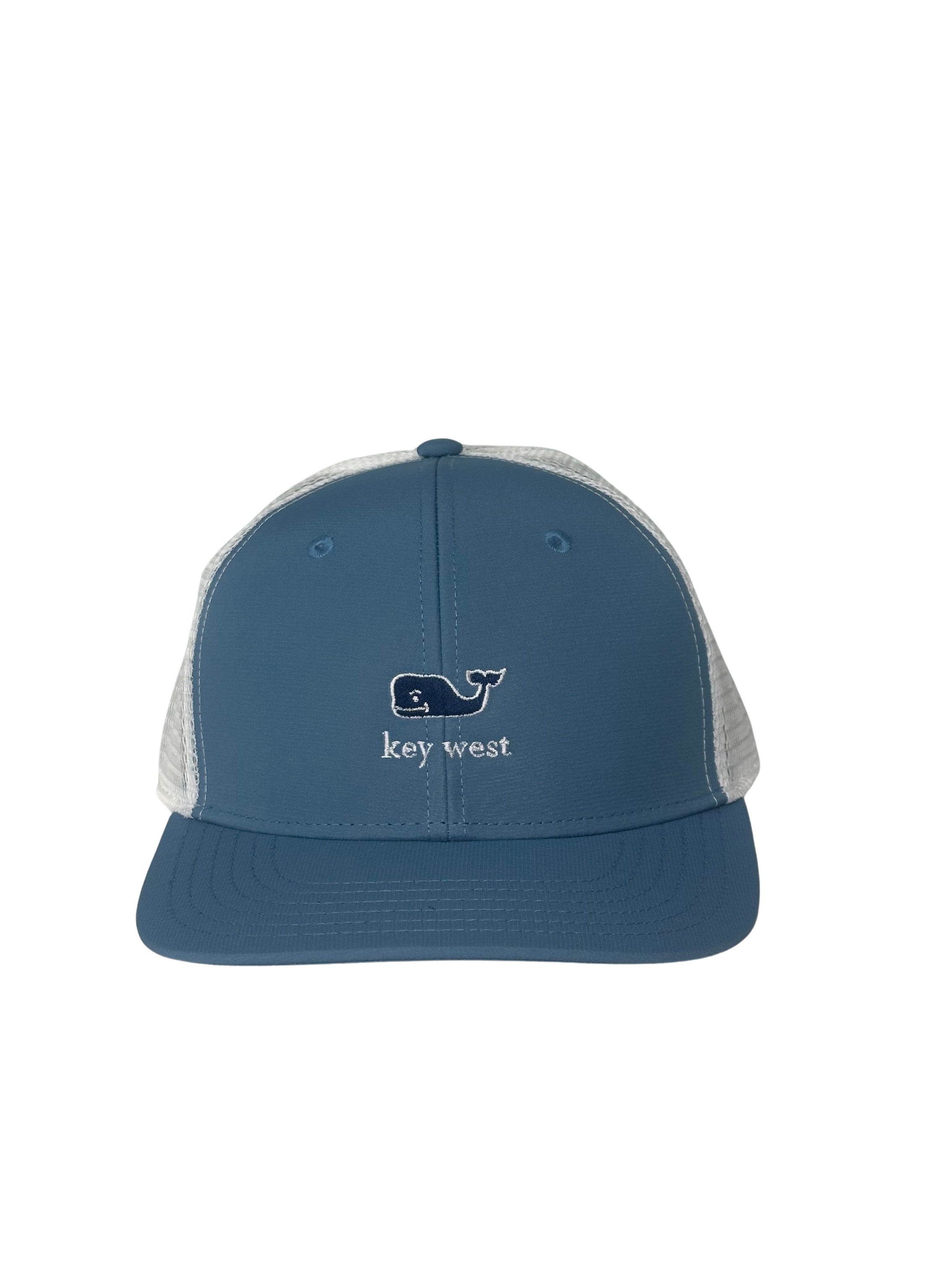 Vineyard Vines Key West Performance Trucker Hat Blue Mirage 2