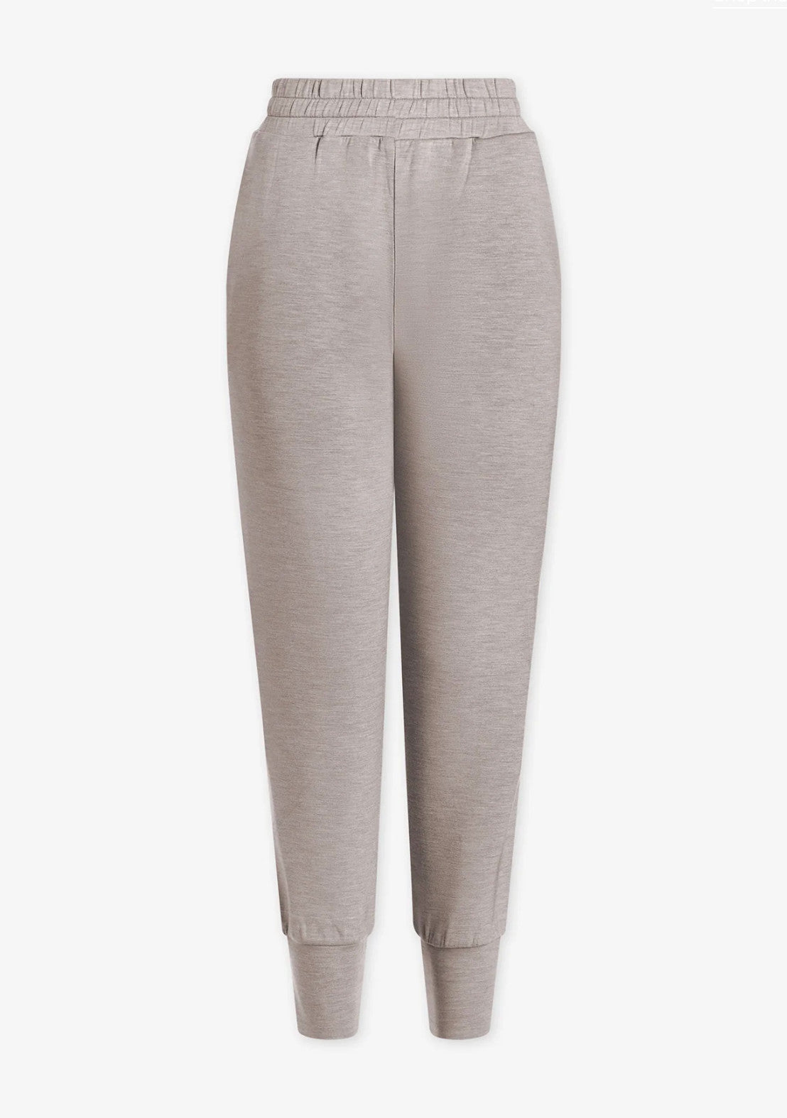 VARLEY The Slim Cuff Pant 27.5" Taupe Marl