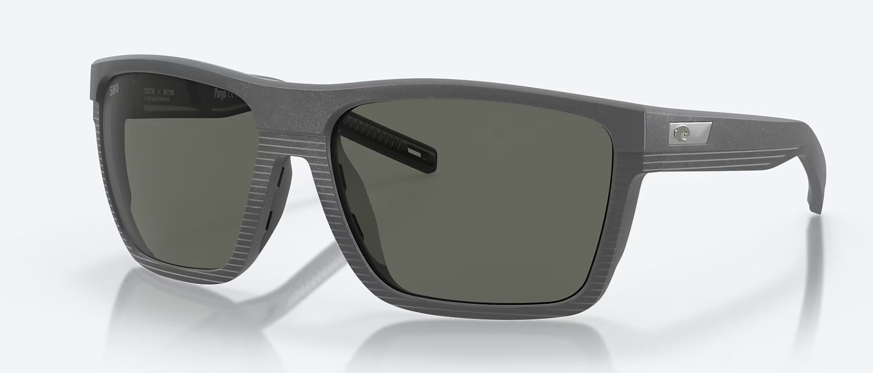 Costa Pargo Dark Gray Frame w/ Grey Lens 580G Sunglasses Polarized