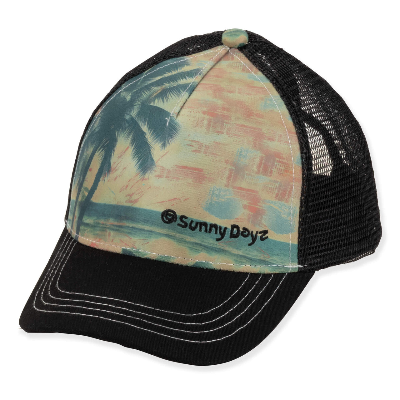 Sun 'N' Sand Youth Jayden Palm Beach Trucker Hat