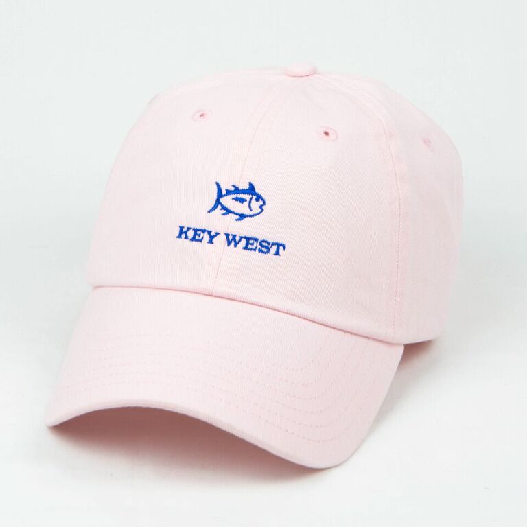 Southern Tide Key West Embroidered Hat — structured 100% cotton twill coastal baseball cap at Shaddow & Fish Key West boutique