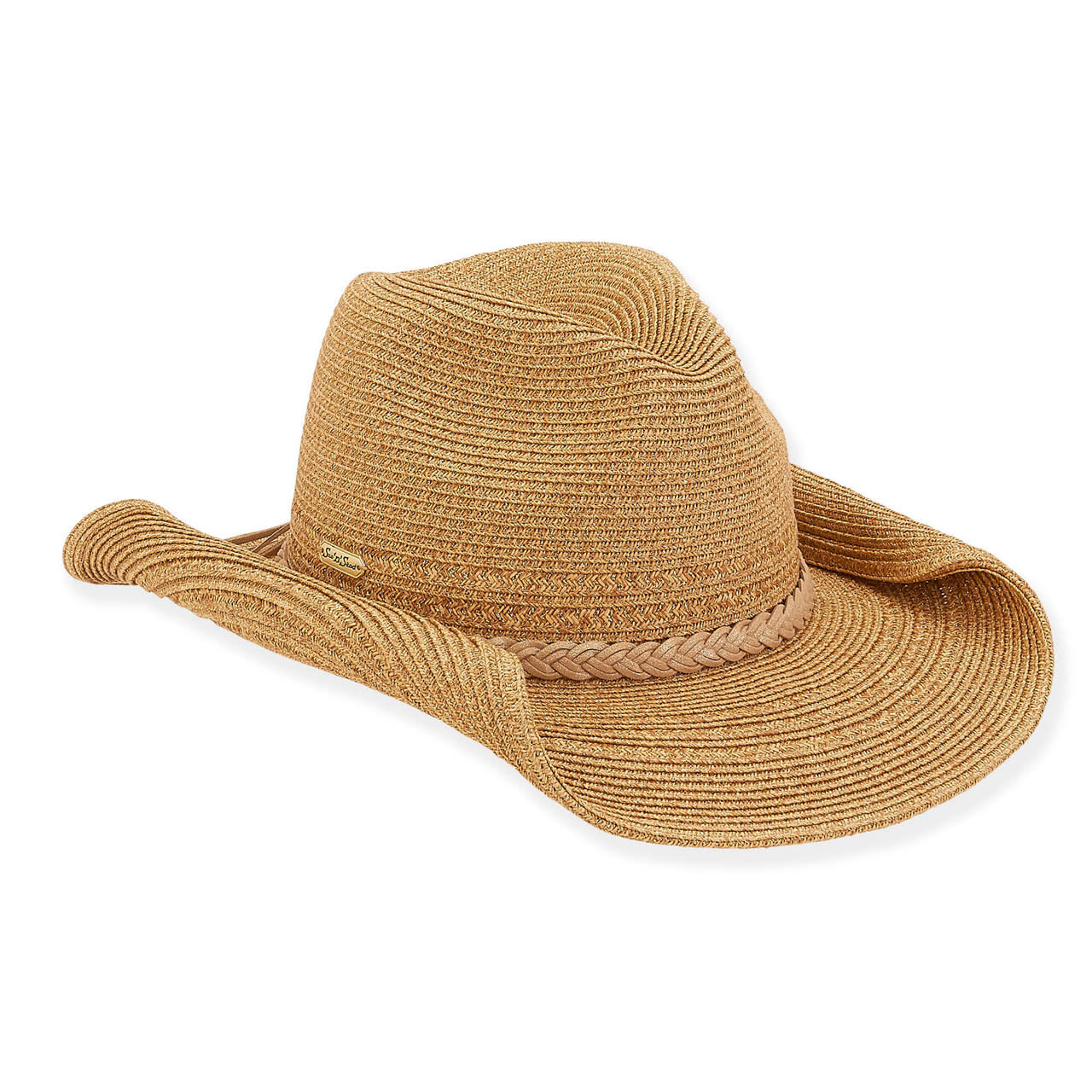 Sun 'N' Sand Kira Metallic w/ Braided Trim Western Hat