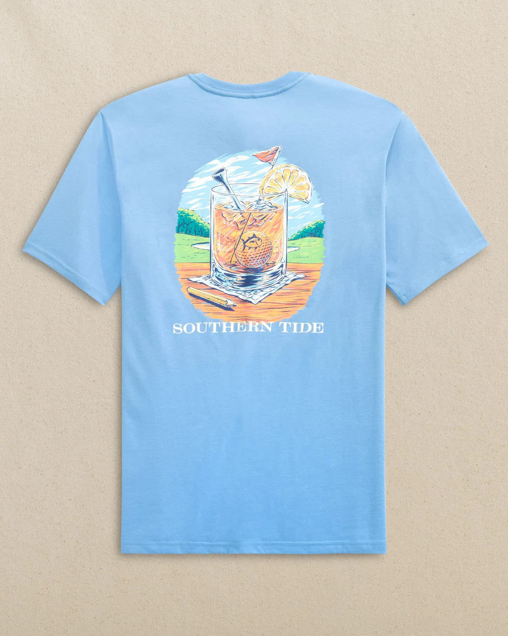 Southern Tide Mens One and Done Tee SS Ocean Channel