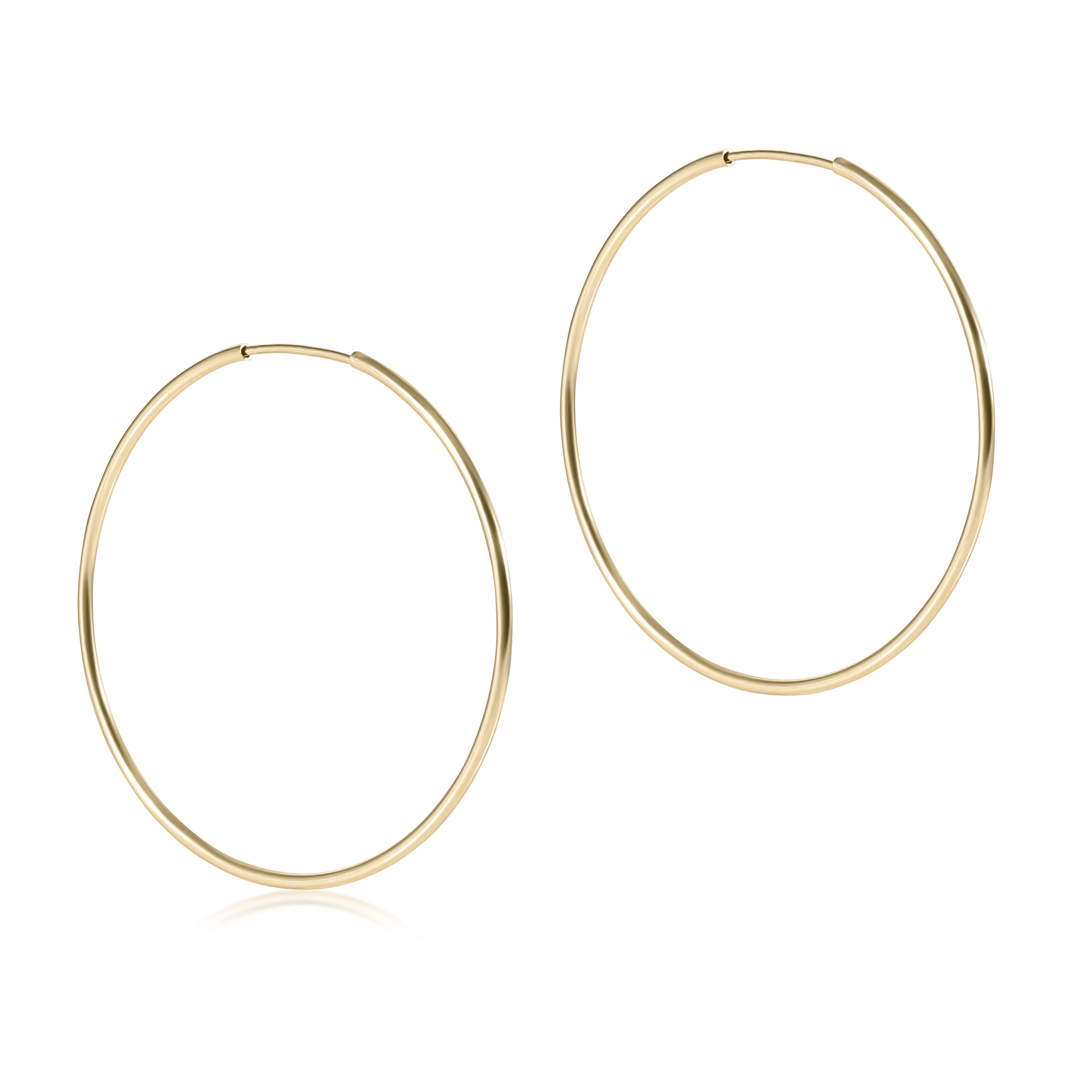 Enewton Endless Gold 1.75" Hoop Earrings