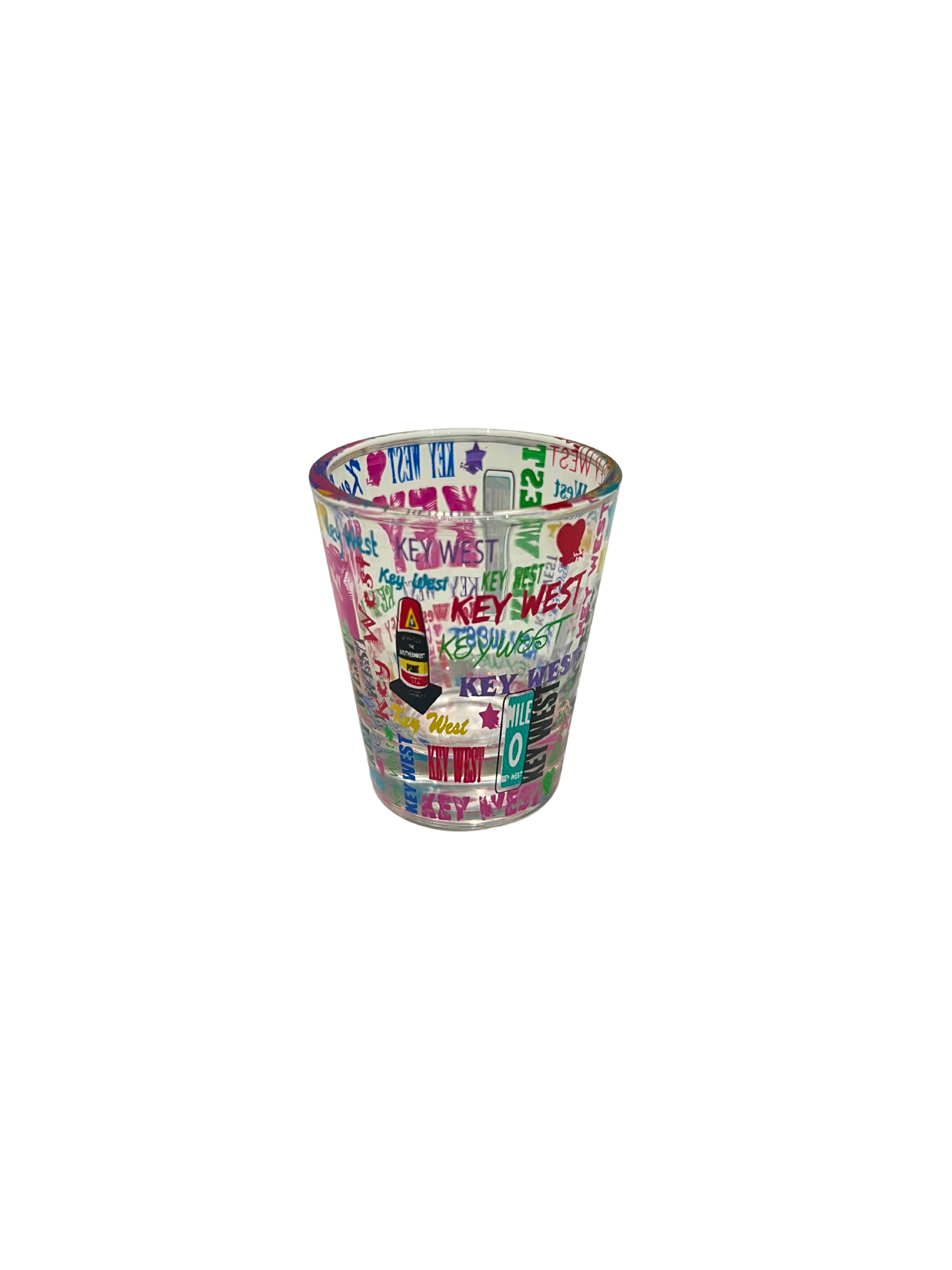 Jojo's Key West Colorful Shot Glass