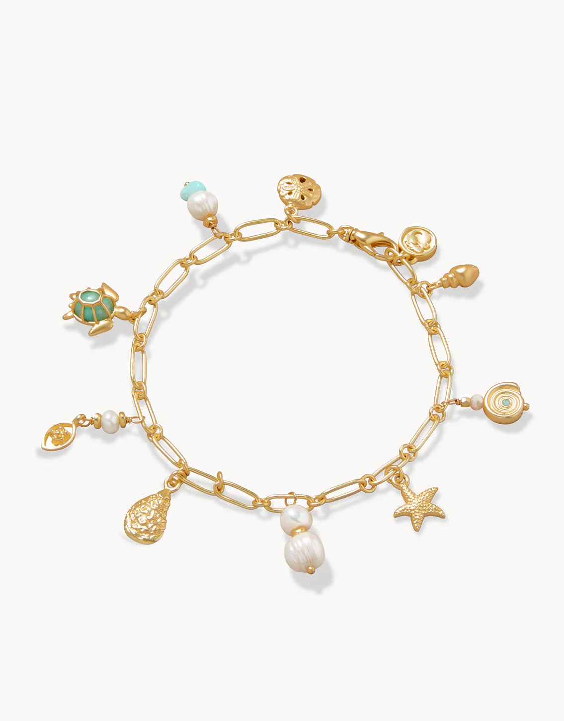 Spartina Ashore Bracelet Seafoam/ Pearl