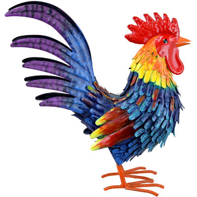 Artsy Vivid Rooster Figurine
