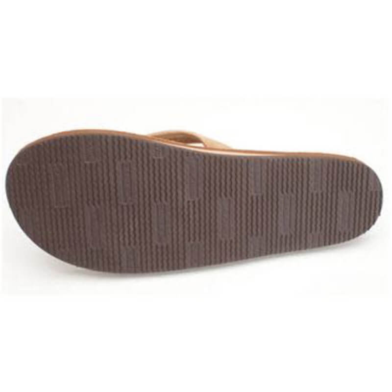 Rainbow Sandals Womens Wide Strap Single Layer Premier Leather w/ Arch Support Sierra Brown