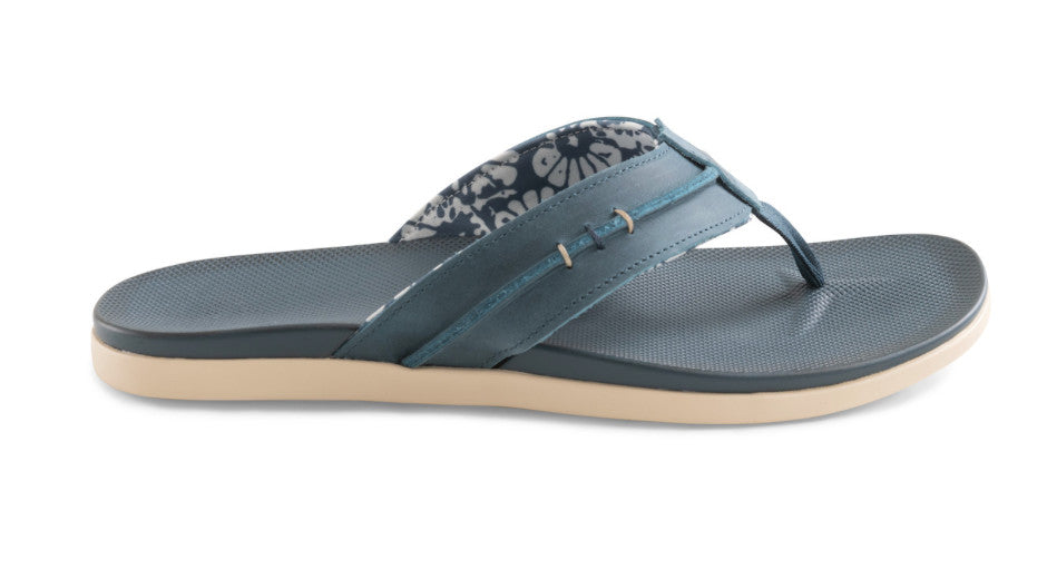 Johnnie-O Starboard Leather Sandal Navy