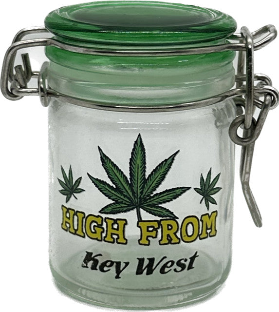 "High From" Small Stash Glass Jar