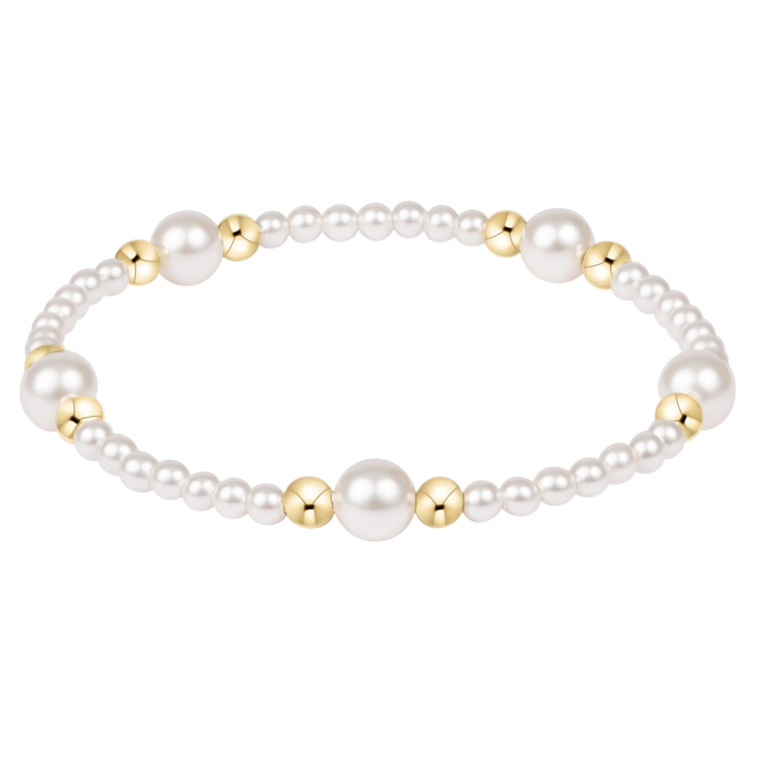 Enewton Purpose 6mm Bead Bracelet Pearl