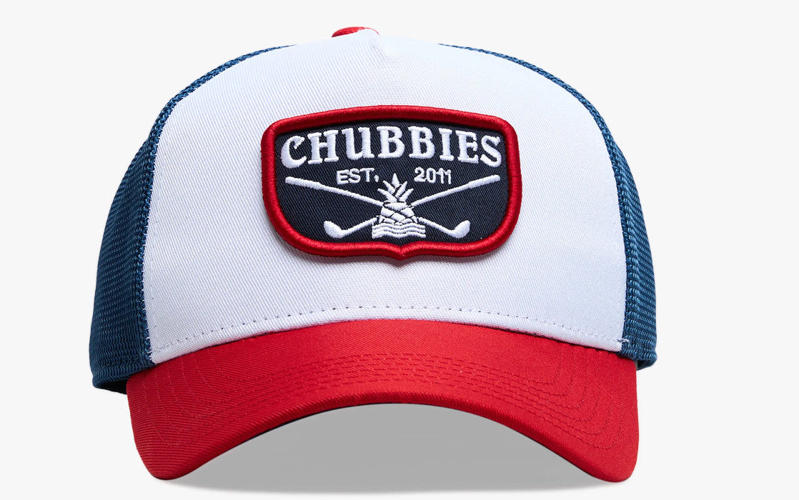 Chubbies The Club Trucker Hat White