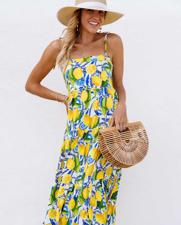 Kenny Flowers The Positano Resort Dress White