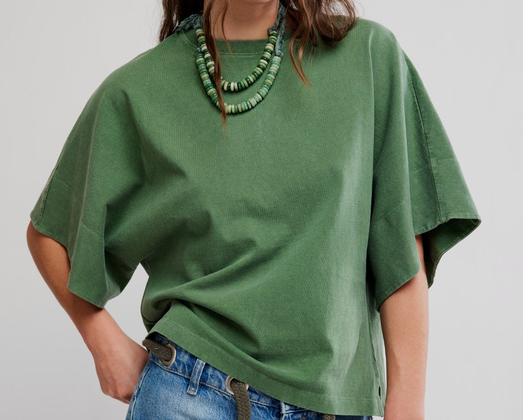 Free People Atlas Dolman Tee Forest Fairy