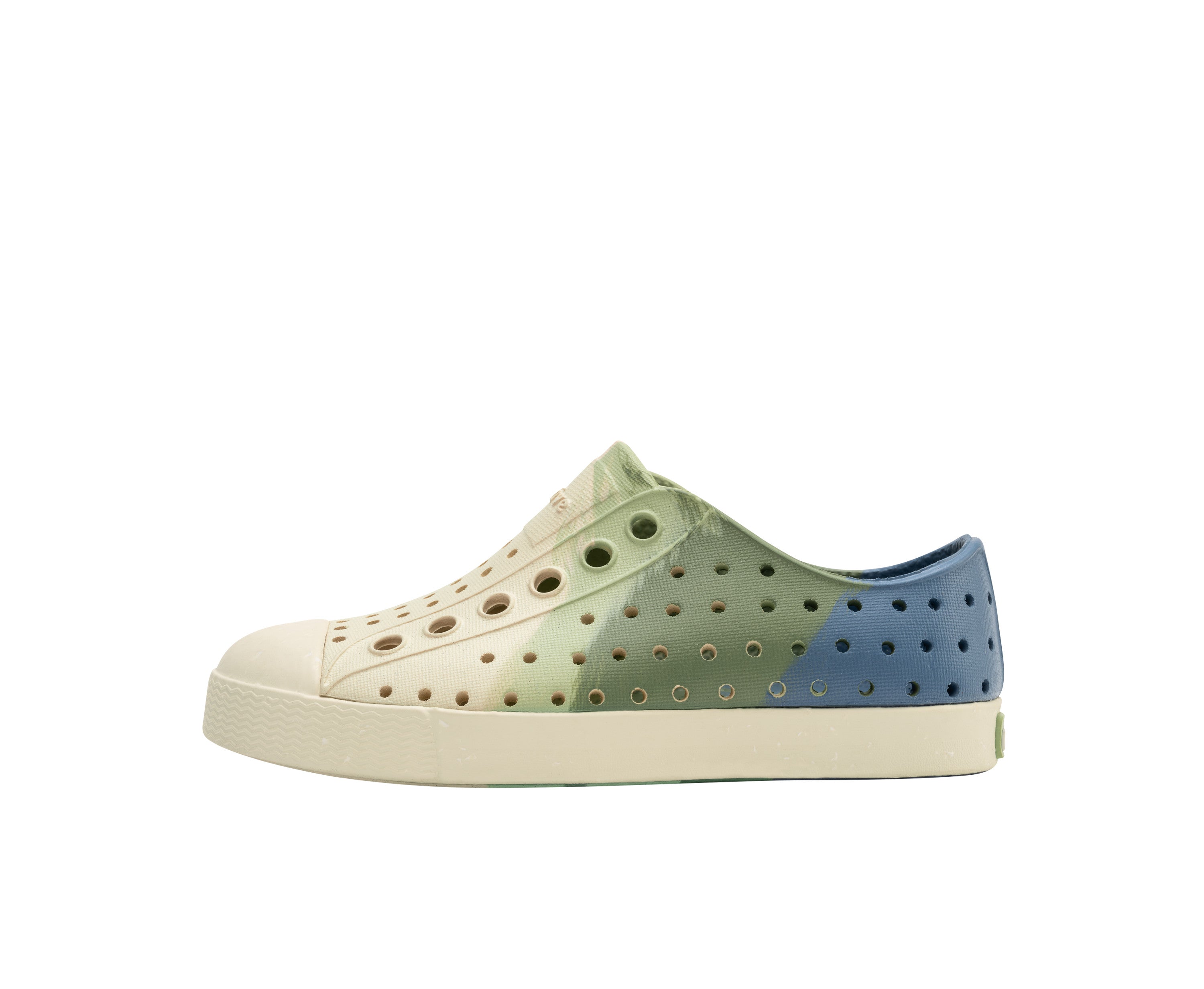 Native Jefferson Kids Bloom Marble Shoes Fig Loch Marble / Bone White