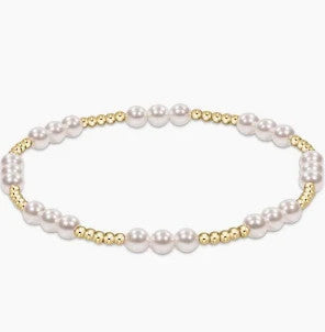 Enewton Classic Joy Pattern 4mm Bead Bracelet WF'24 Pearl