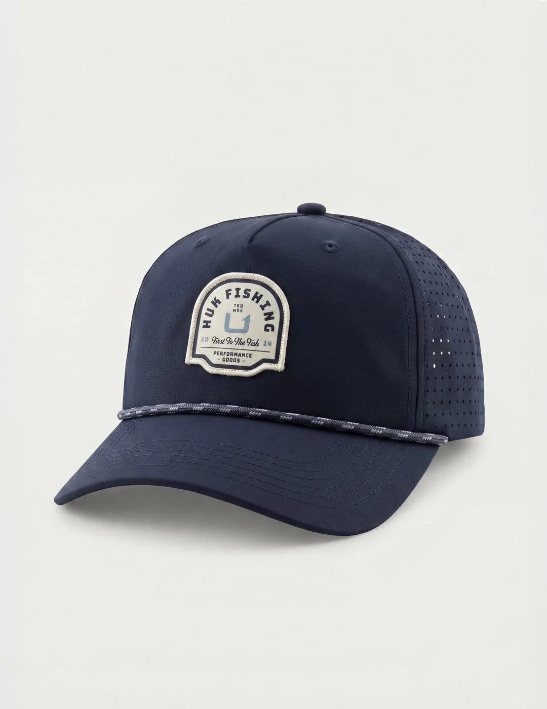 HUK Patch Performance Rope Hat Sea Storm