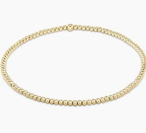 Egirl Classic Gold 2mm Bead Bracelet