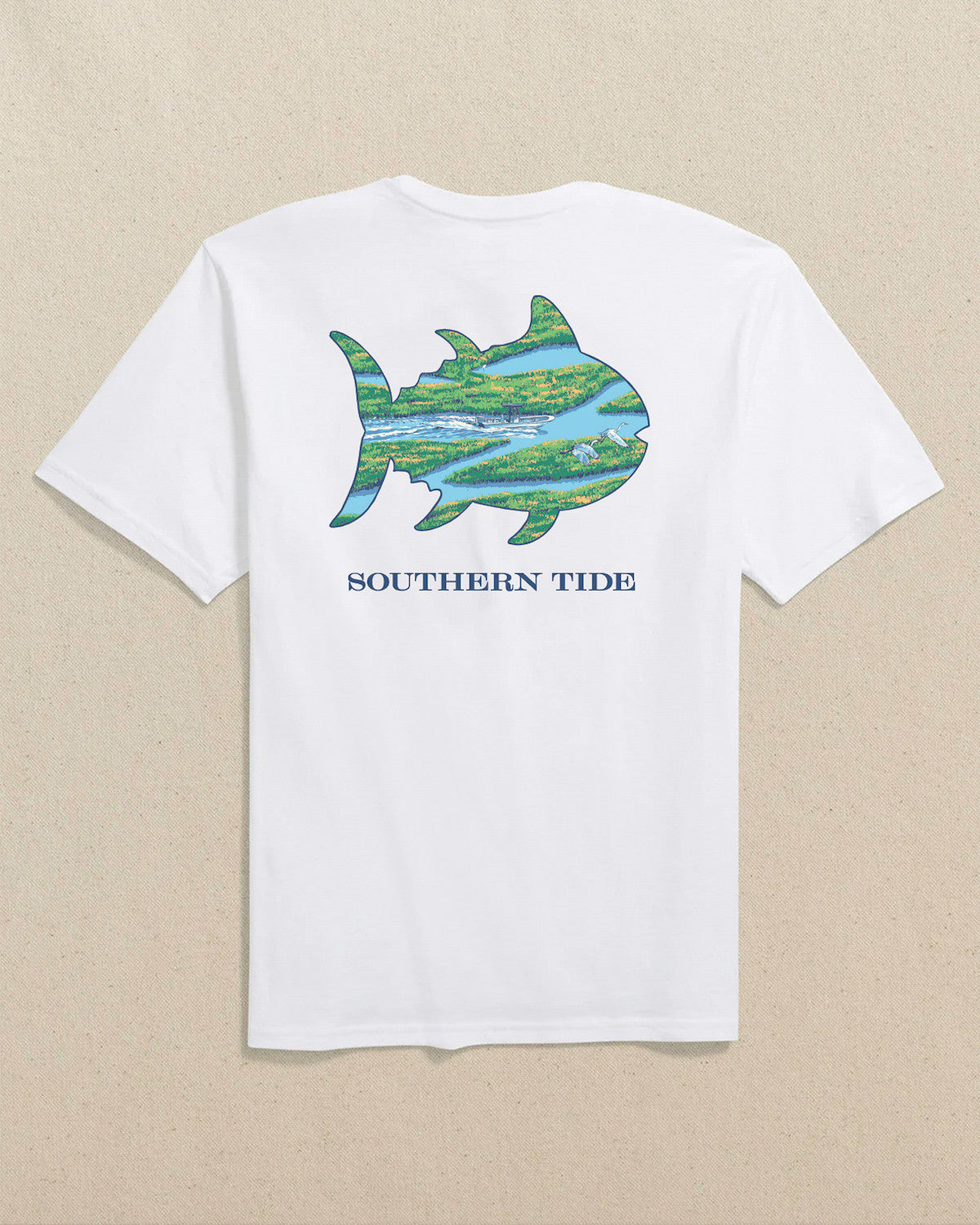 Southern Tide SJ Marsh Tee SS Classic White