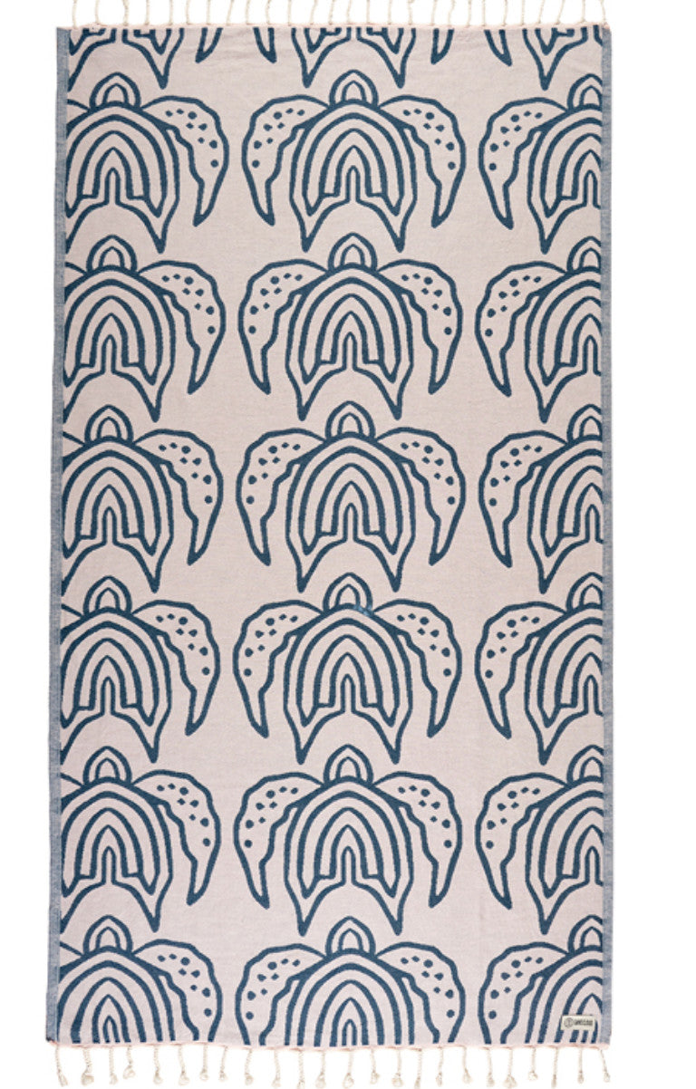 Sand Cloud Beach Towel Turtle Island Dusty Pink