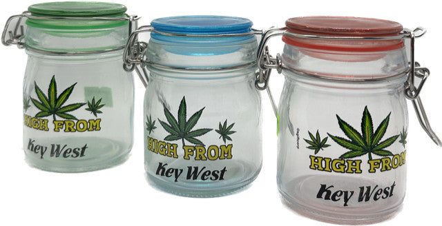 "High From" Large Stash Glass Jar