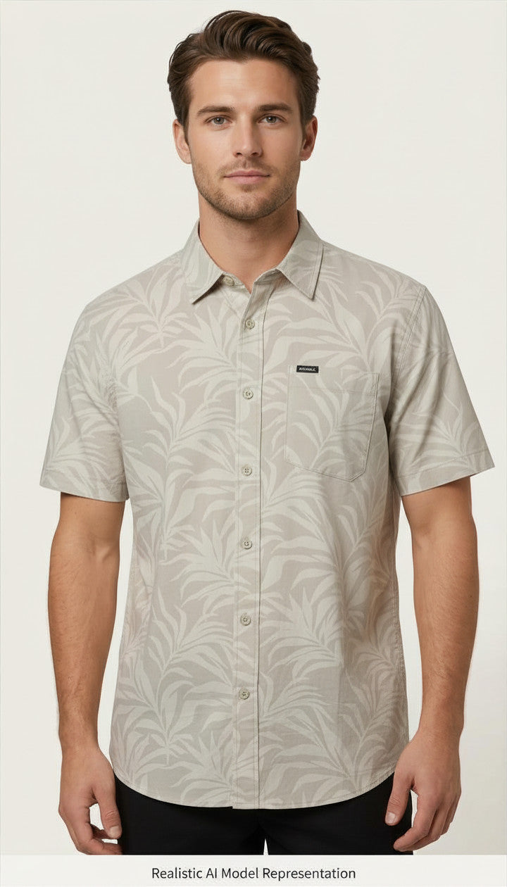 O'Neill UPF Slub Standard Woven Shirt SS Twill
