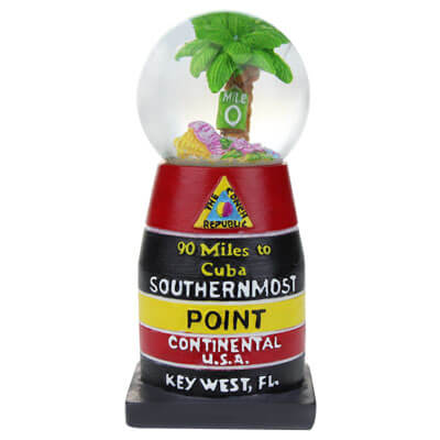 Key West Southernmost Point Snow Globe