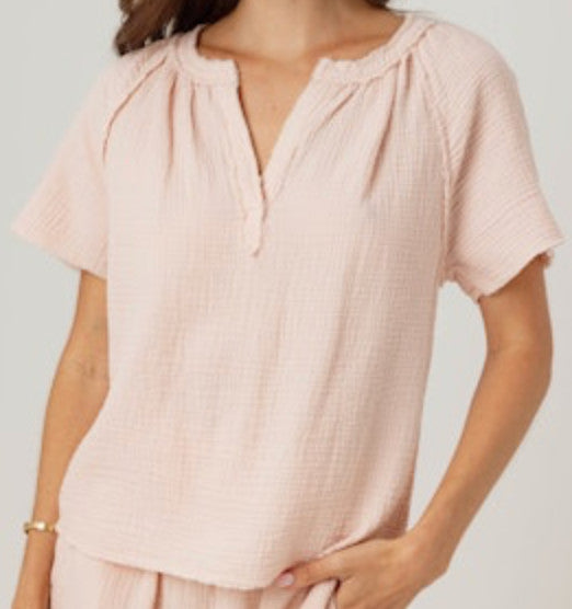 Sundays Mirielle Top Powder Pink