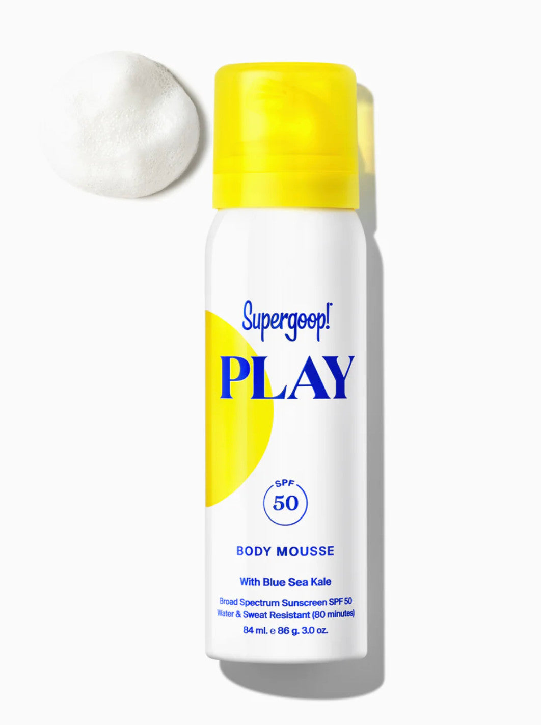 Supergoop! PLAY Body Mousse SPF 50 3 fl. oz