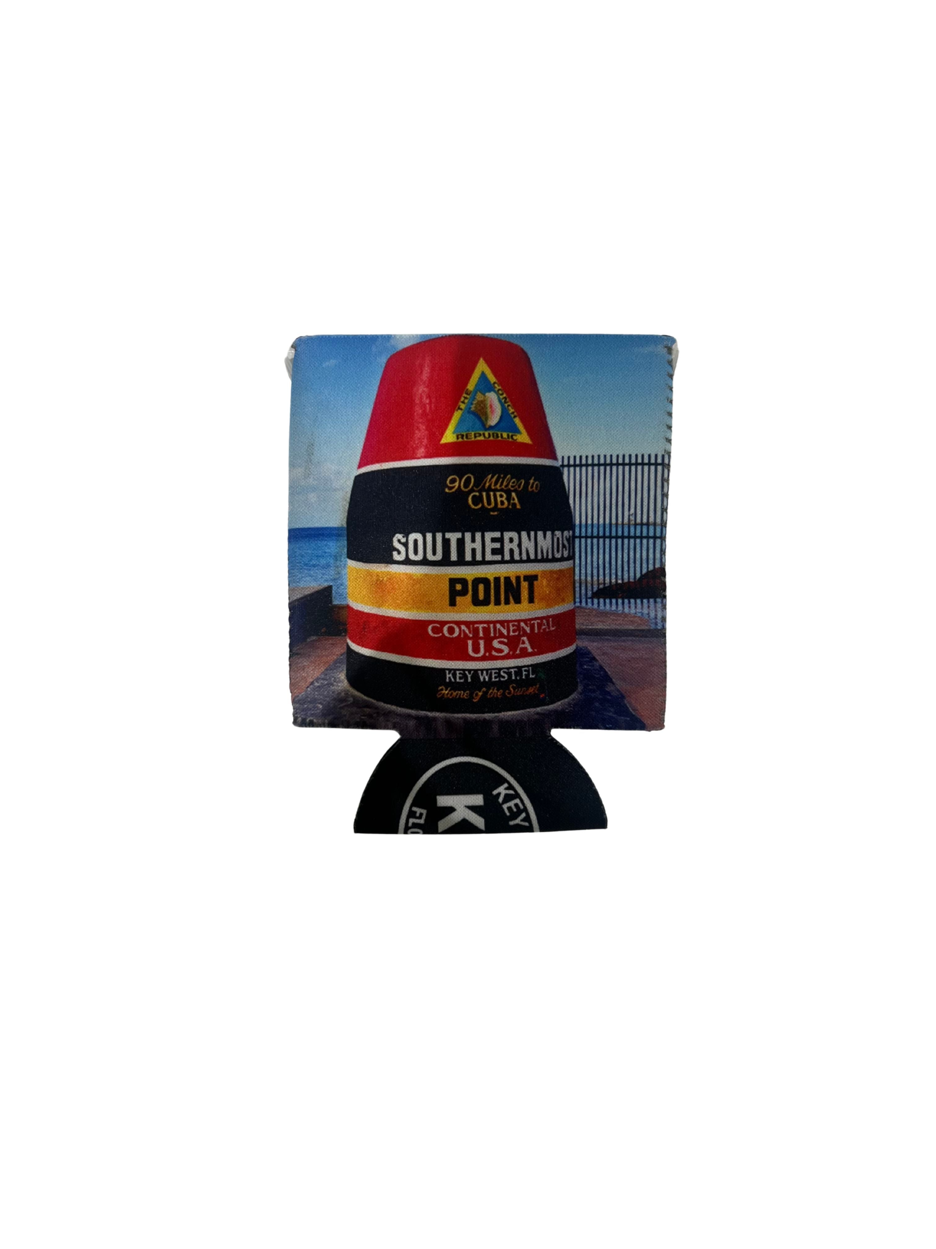 Key West Southernmost Point Can Coozie