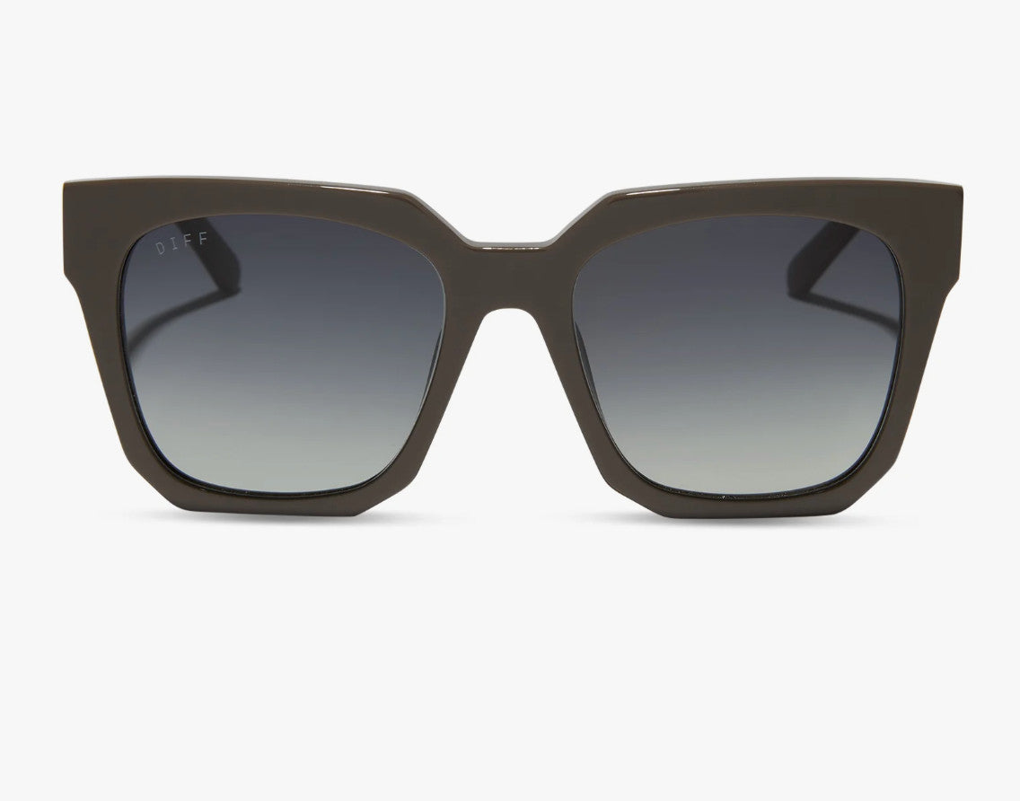 Diff Ariana II London Stone Frame w/ Grey Gradient Lens Sunglasses