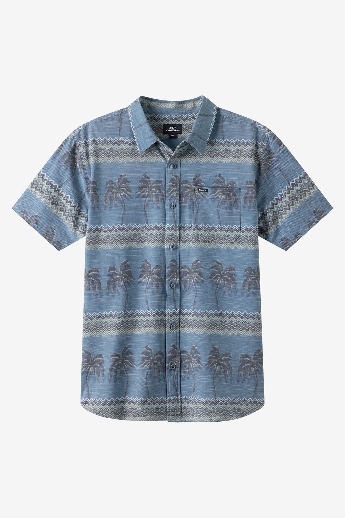 O'Neill UPF Slub Standard Woven Shirt SS Midnight Navy