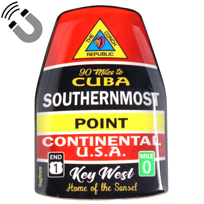 Southernmost Point Icons Buoy Magnet