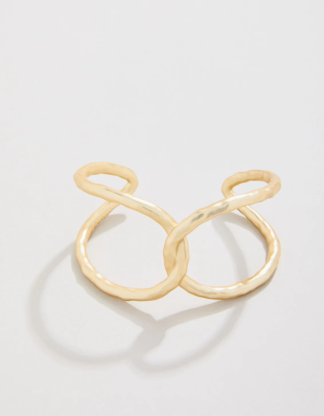 Spartina Paths Cross Cuff Bracelet Gold