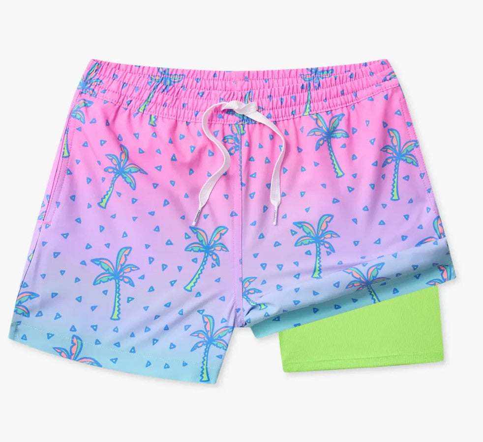 Chubbies The Tropic Pops 5.5" Classic Lined Swim Trunk Bright Pink