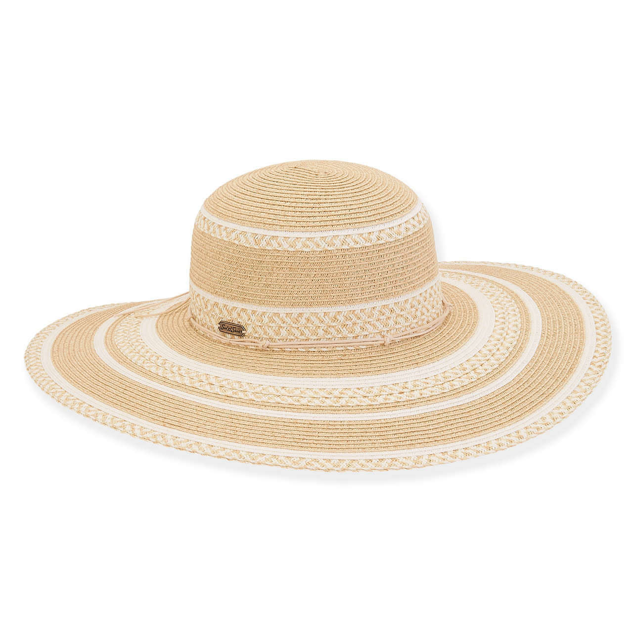 Sun 'N' Sand Saturn Paper Braid Floppy Hat