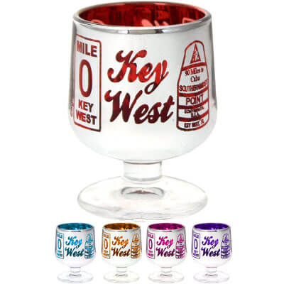 Key West Metallic Brandy Shot Glass