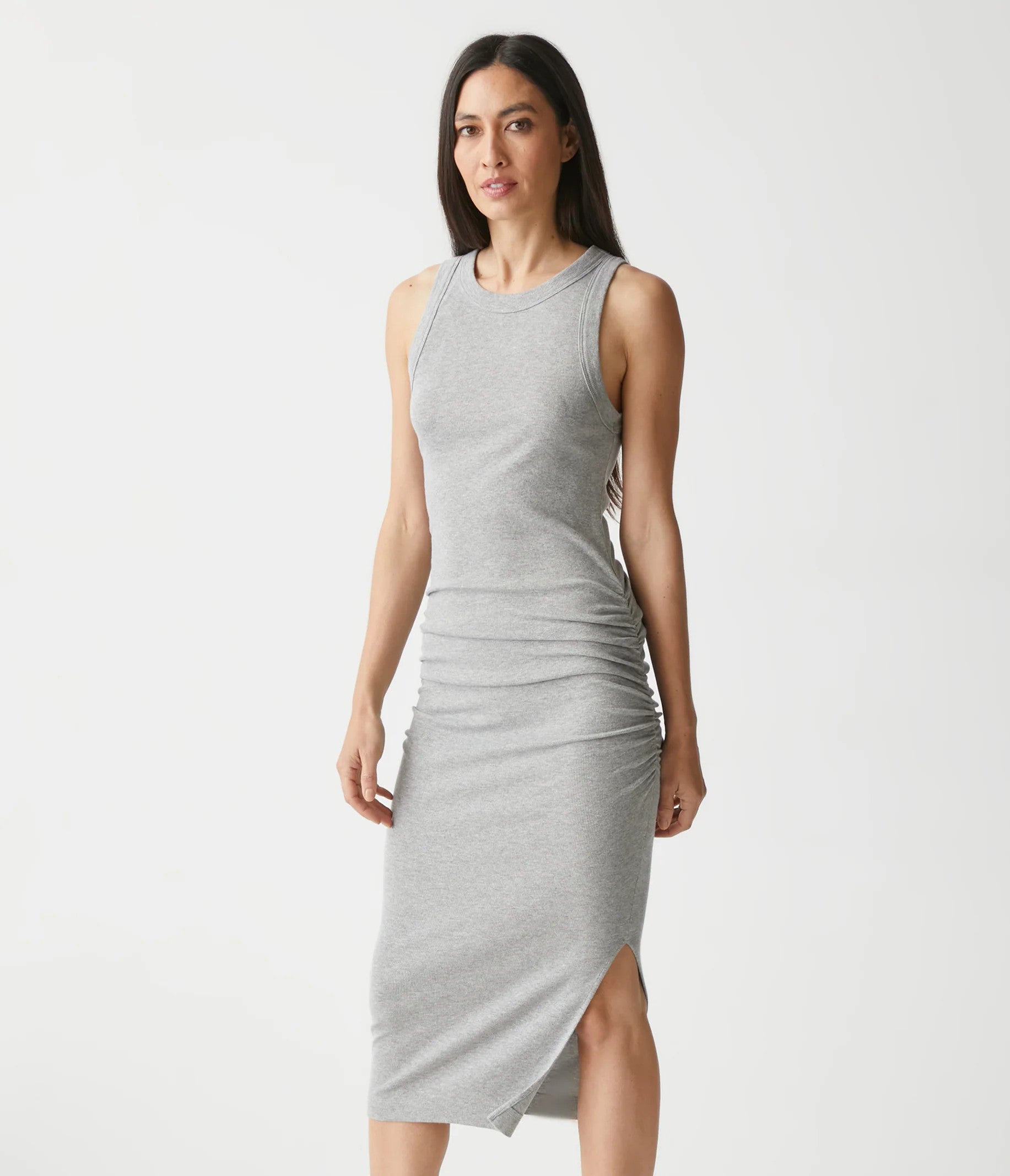 Michael Stars Wren Ribbed Midi Dress