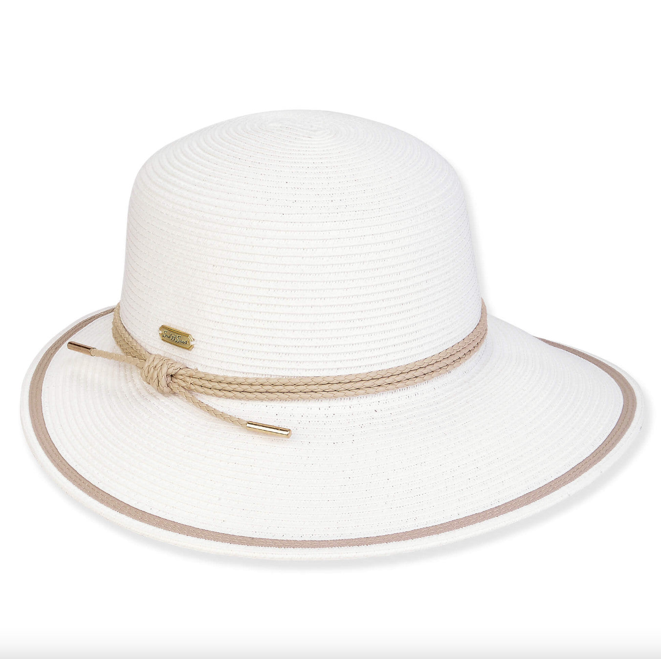 Sun 'N' Sand Sabrina Rope Tapered Brim Hat