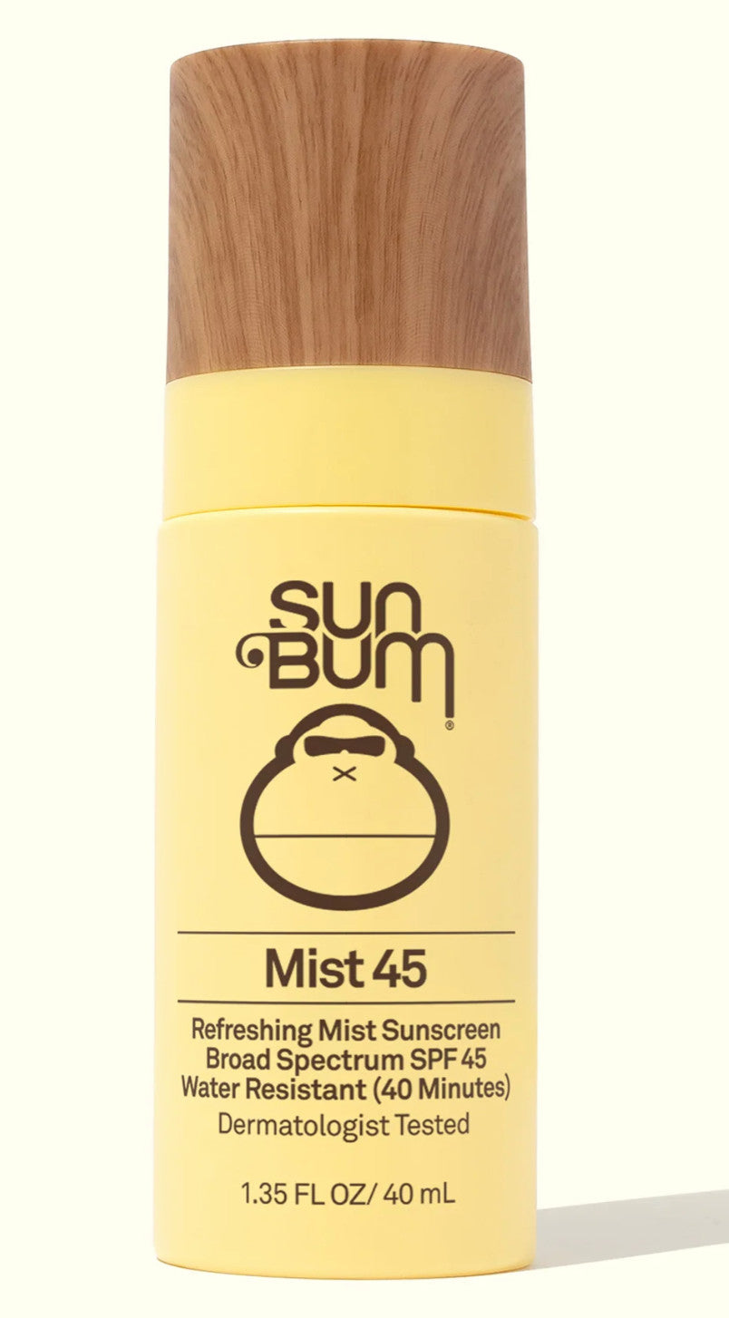 Sun Bum Original SPF 45 Sunscreen Face Mist Travel size 1.4 oz