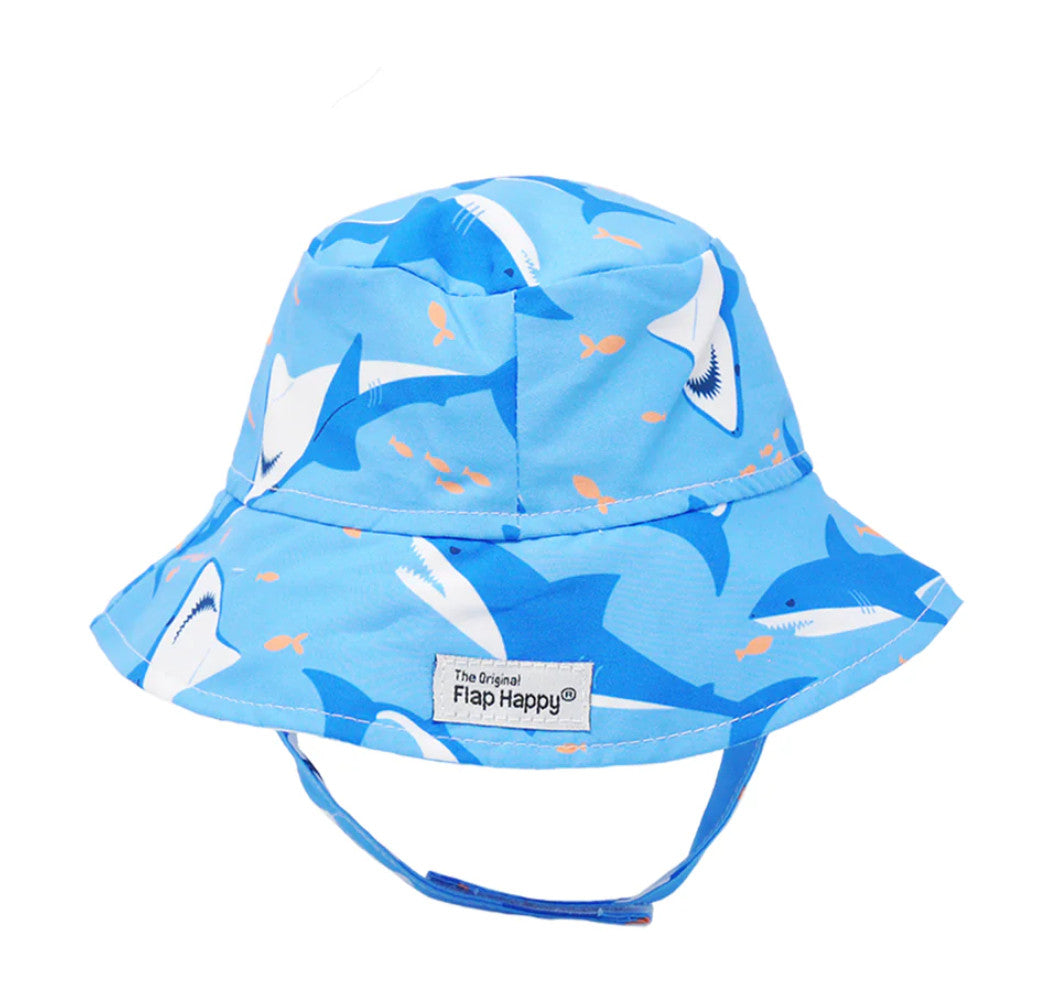 Flap Happy Shark Cyclone Kids Bucket Hat