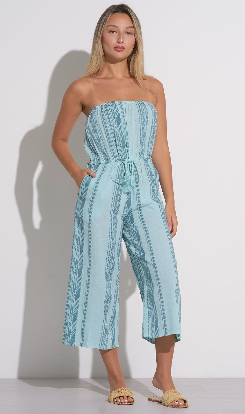 Elan Manu Strapless Romper