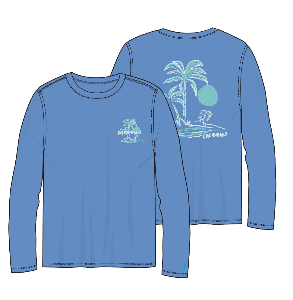 Chubbies The Sun Bum Crew T-Shirt LS