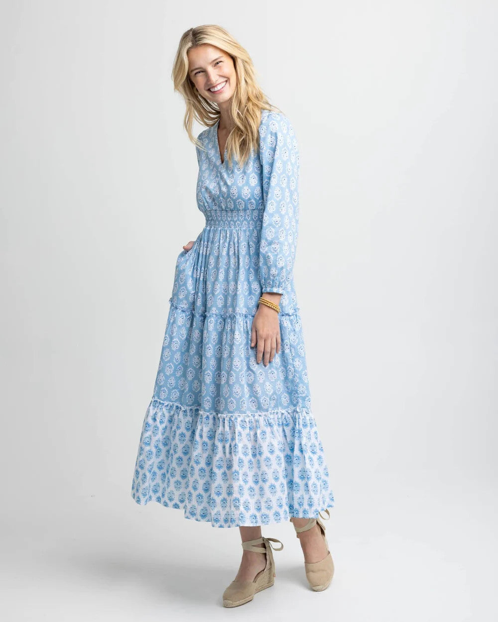 Southern Tide Blaire Garden Variety Printed Maxi Dress