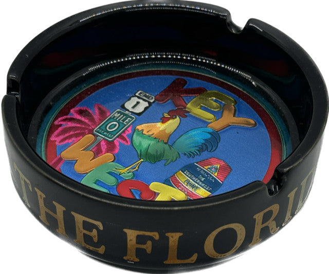 Key West Icons Rooster Ashtray