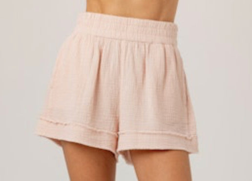 Sundays Gauze Fuller Short Powder Pink