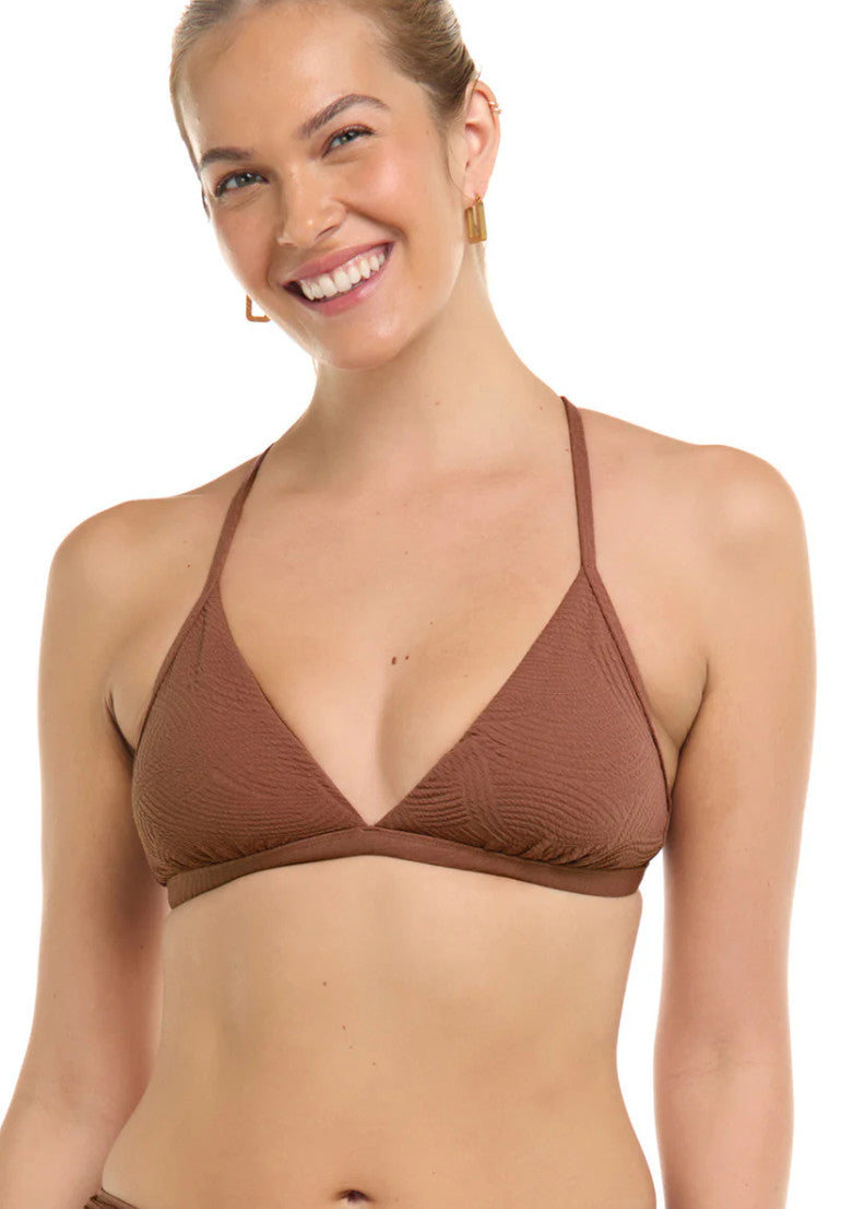 Skye Jayme Bikini Top Zen Garden Mahogany